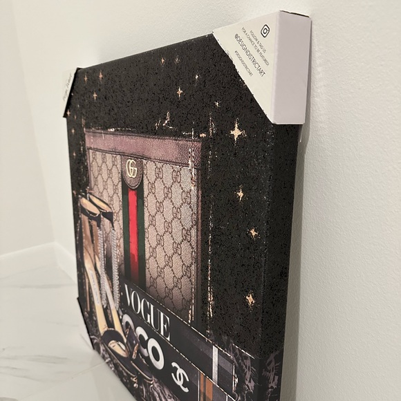 🆕 Design DistrictGucci Purse / Chanel Wall Art Canvas!